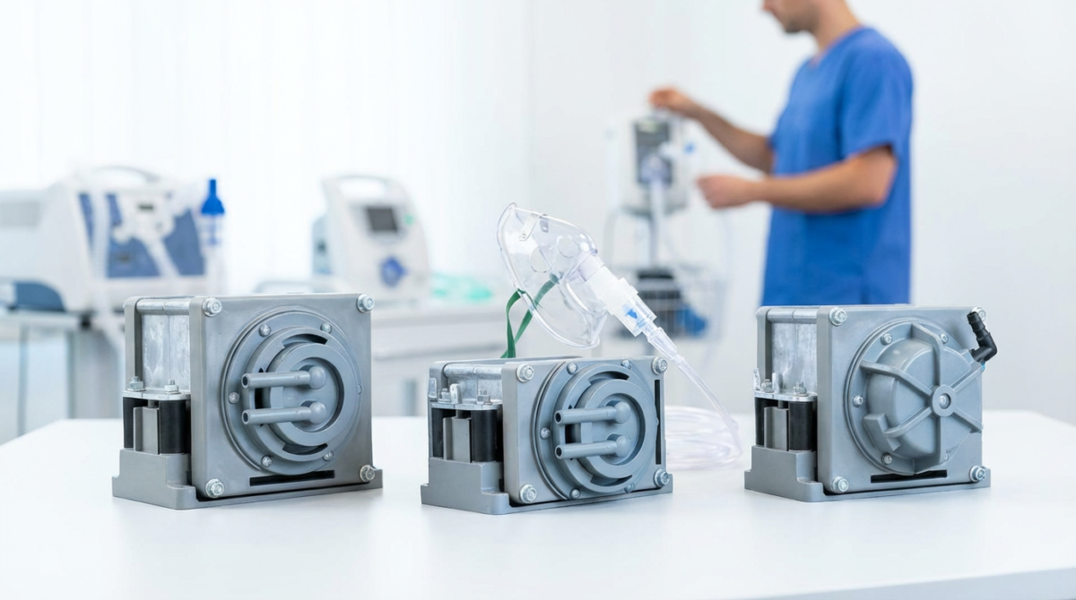 Medizintechnik: Inhalationstechnik mit Membrankompressor