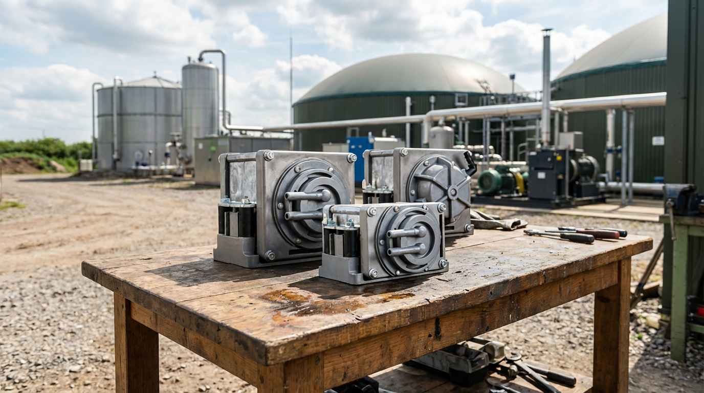 Biogasanlage Entschwefelung Kompressoren